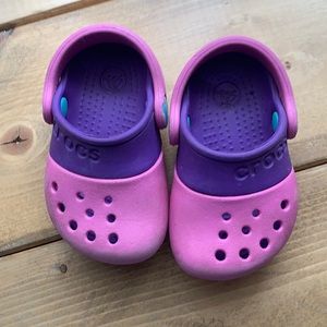 Size 4 baby/toddler crocs